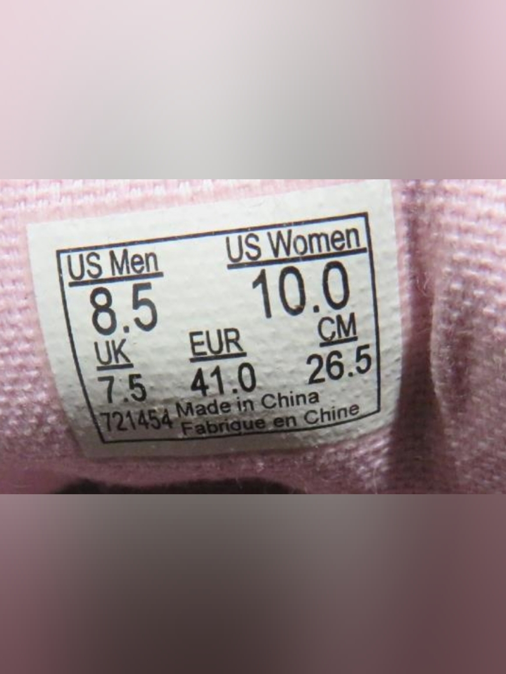 Vans Authentic Platform 2.0 'Embossed - Chalk Pink' Sneakers Size 10 Used Exc - Picture 13 of 13